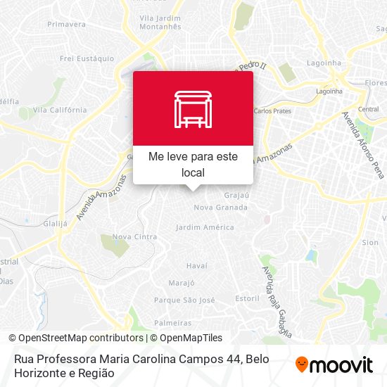 Rua Professora Maria Carolina Campos 44 mapa