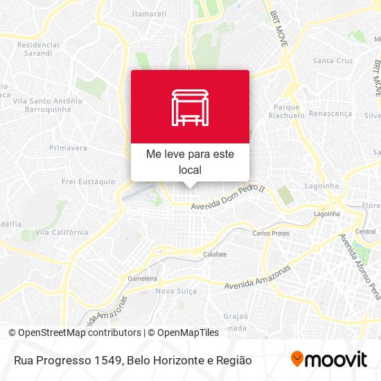 Rua Progresso 1549 mapa