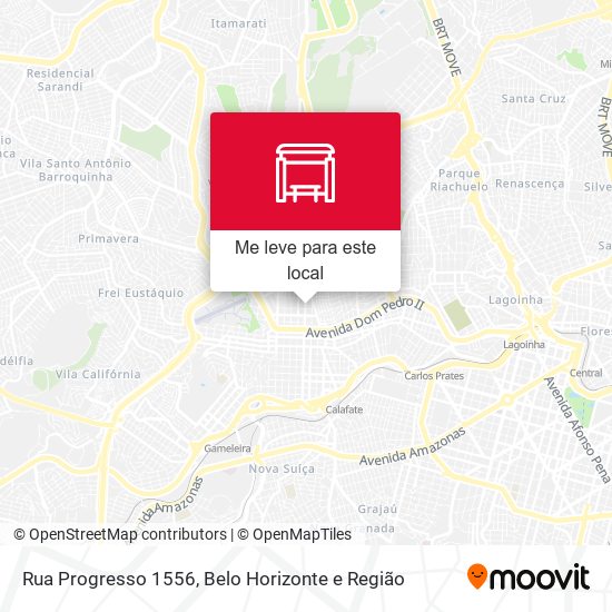 Rua Progresso 1556 mapa