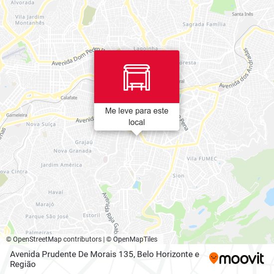 Avenida Prudente De Morais 135 mapa