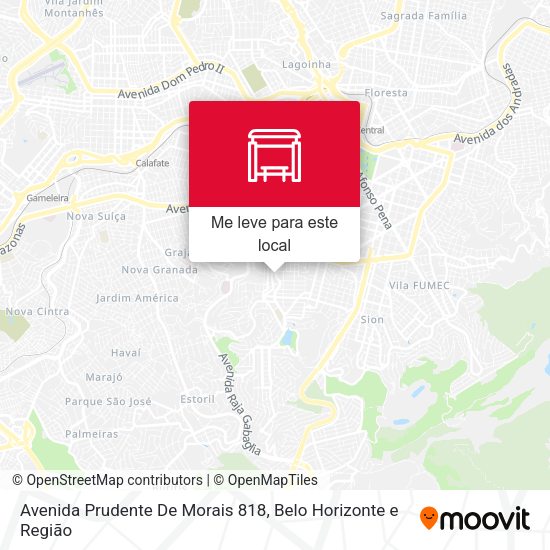 Avenida Prudente De Morais 818 mapa