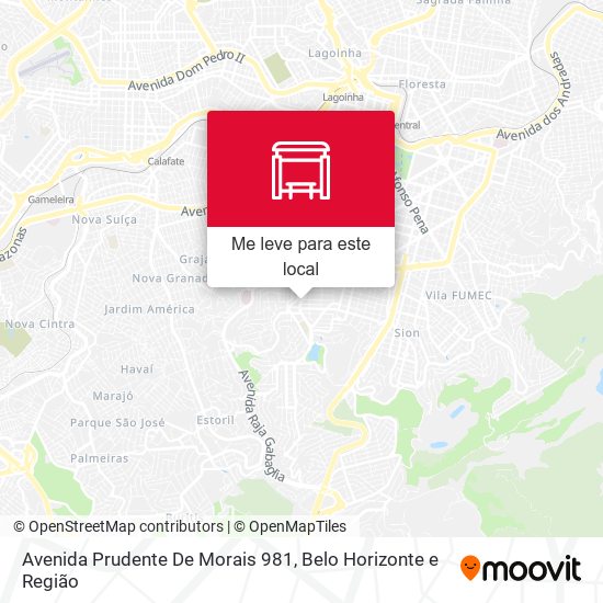 Avenida Prudente De Morais 981 mapa