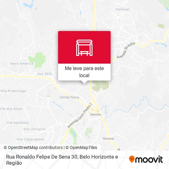 Rua Ronaldo Felipe De Sena 30 mapa