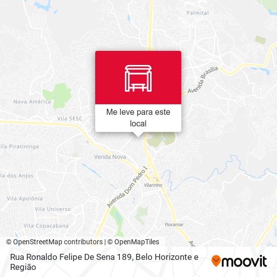 Rua Ronaldo Felipe De Sena 189 mapa
