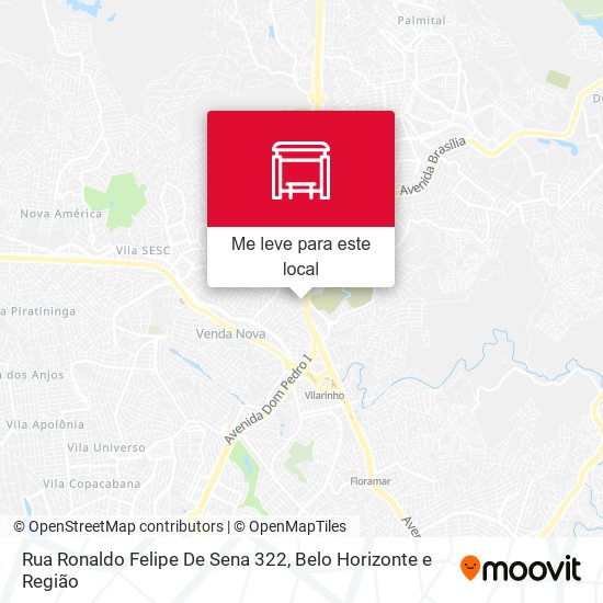 Rua Ronaldo Felipe De Sena 322 mapa