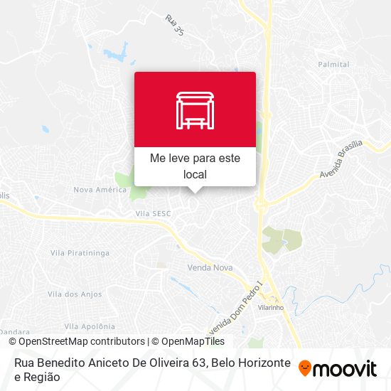 Rua Benedito Aniceto De Oliveira 63 mapa