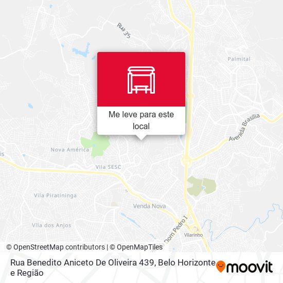 Rua Benedito Aniceto De Oliveira 439 mapa