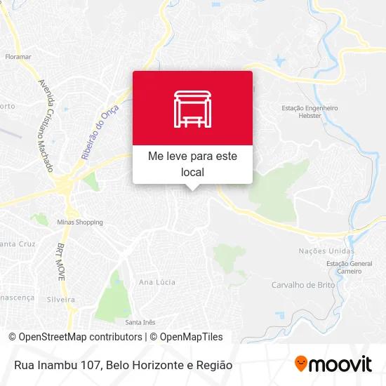 Rua Inambu 107 mapa