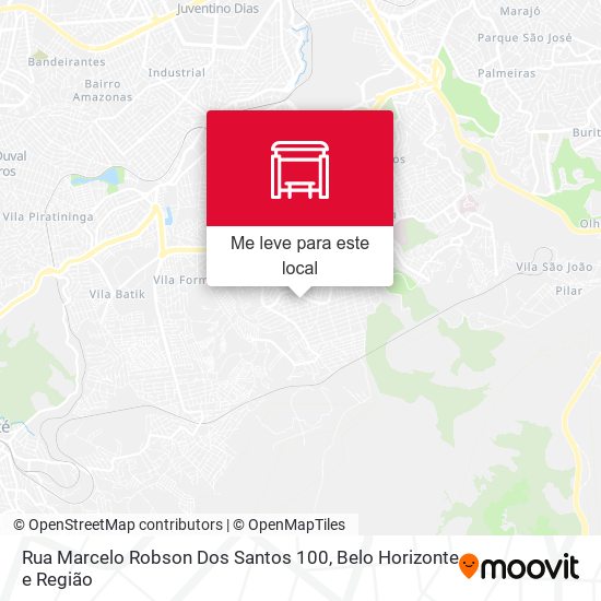 Rua Marcelo Robson Dos Santos 100 mapa