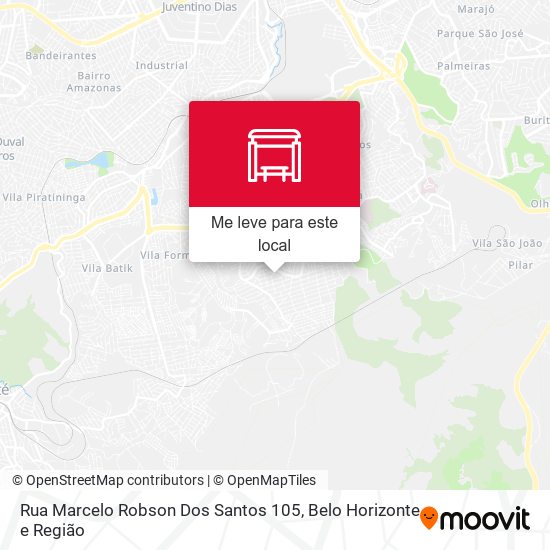Rua Marcelo Robson Dos Santos 105 mapa