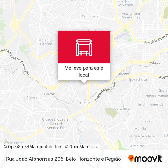 Rua Joao Alphonsus 206 mapa
