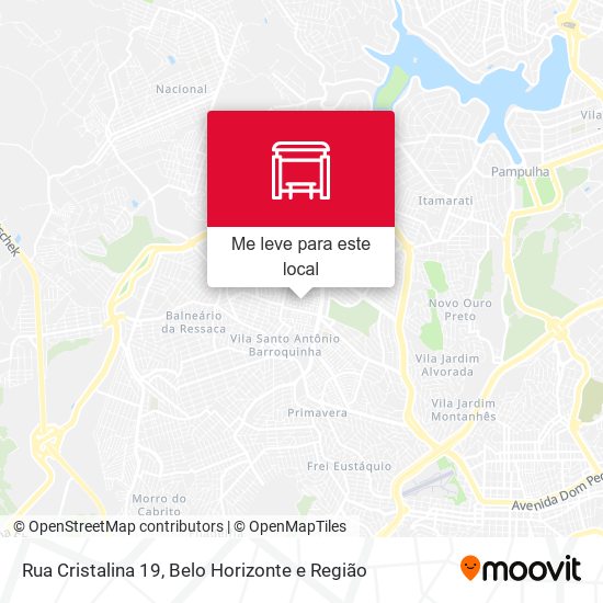 Rua Cristalina 19 mapa