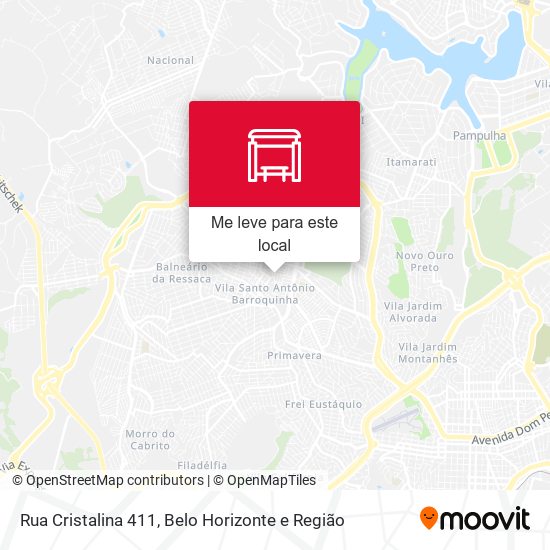 Rua Cristalina 411 mapa