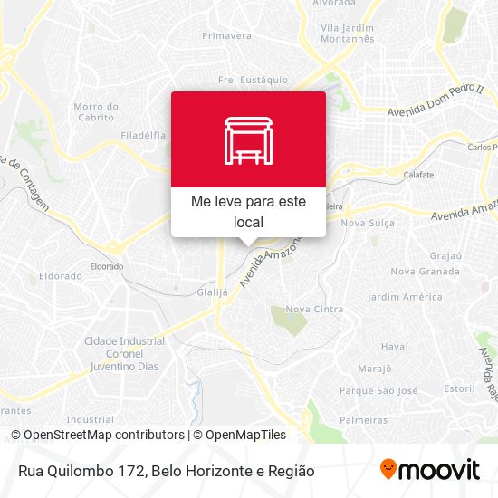 Rua Quilombo 172 mapa