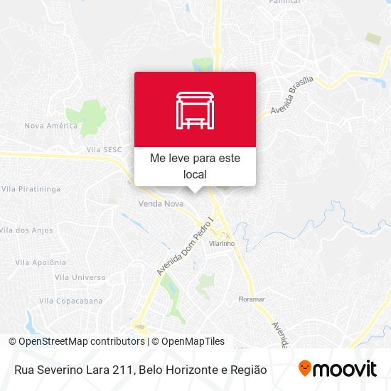 Rua Severino Lara 211 mapa