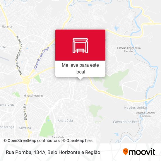 Rua Pomba, 434A mapa