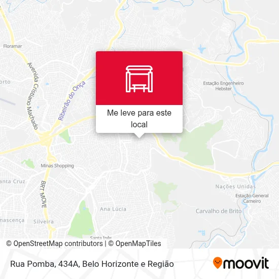 Rua Pomba, 434A mapa