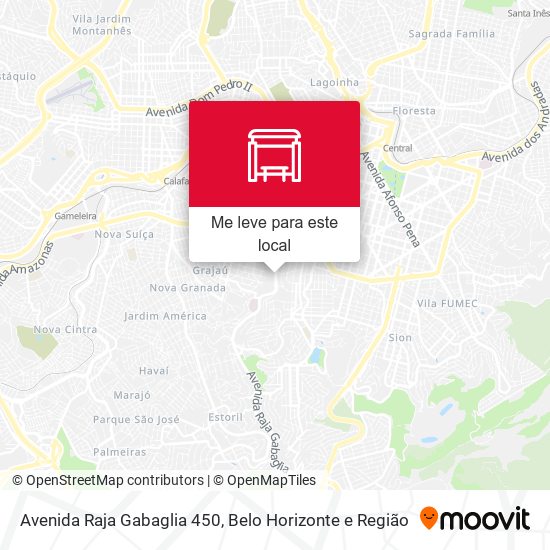 Avenida Raja Gabaglia 450 mapa