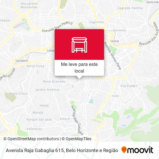 Avenida Raja Gabaglia 615 mapa