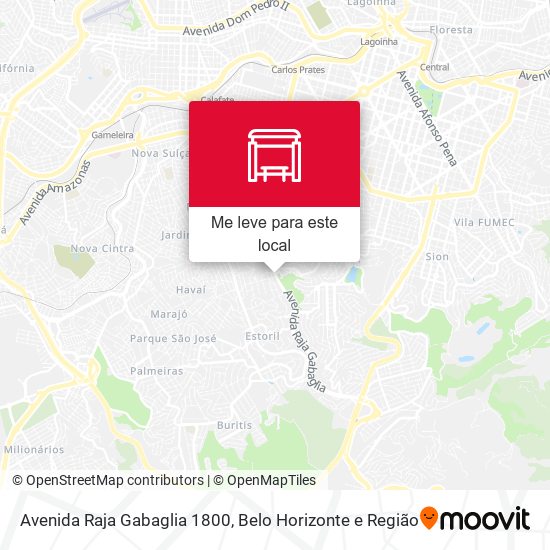 Avenida Raja Gabaglia 1800 mapa
