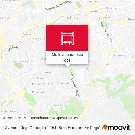 Avenida Raja Gabaglia 1961 mapa
