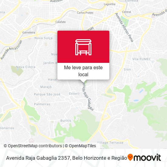 Avenida Raja Gabaglia 2357 mapa