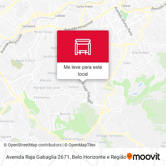Avenida Raja Gabaglia 2671 mapa