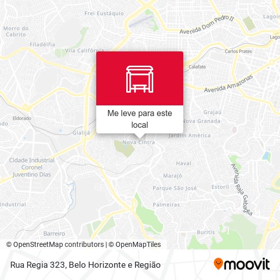 Rua Regia 323 mapa