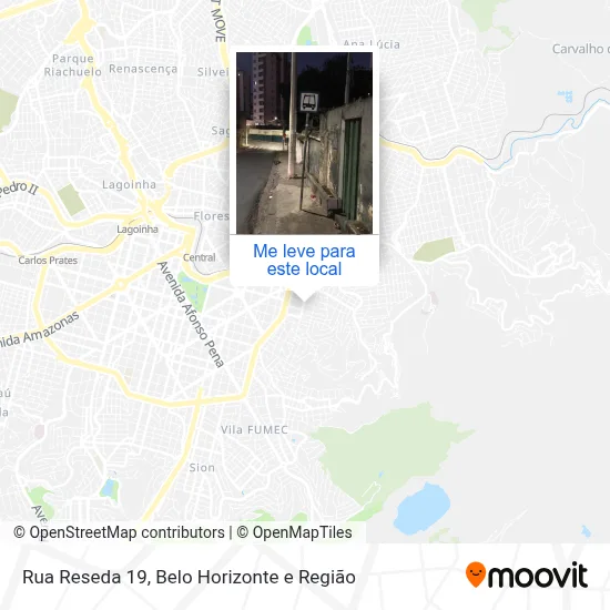 Rua Reseda 19 mapa