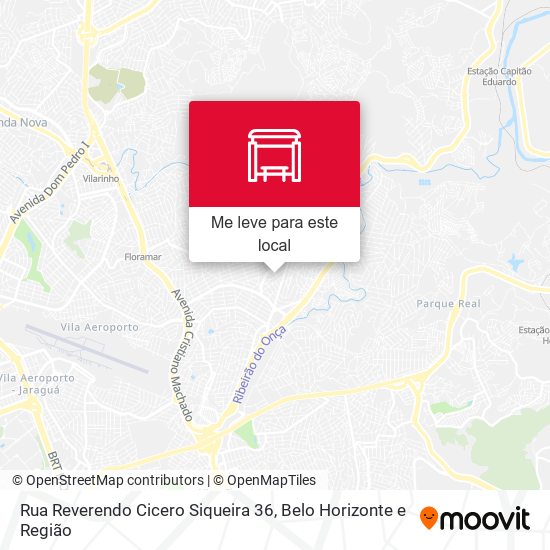 Rua Reverendo Cicero Siqueira 36 mapa