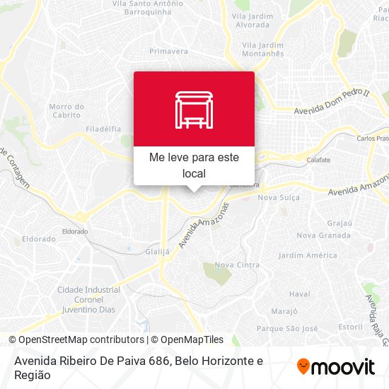 Avenida Ribeiro De Paiva 686 mapa