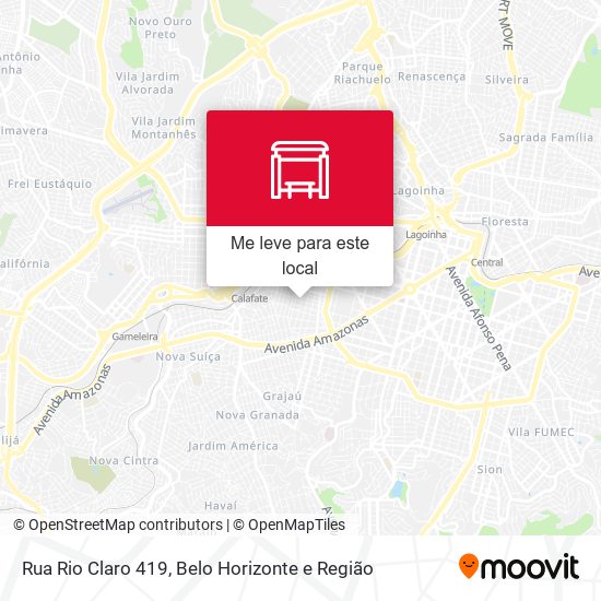 Rua Rio Claro 419 mapa