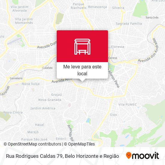 Rua Rodrigues Caldas 79 mapa