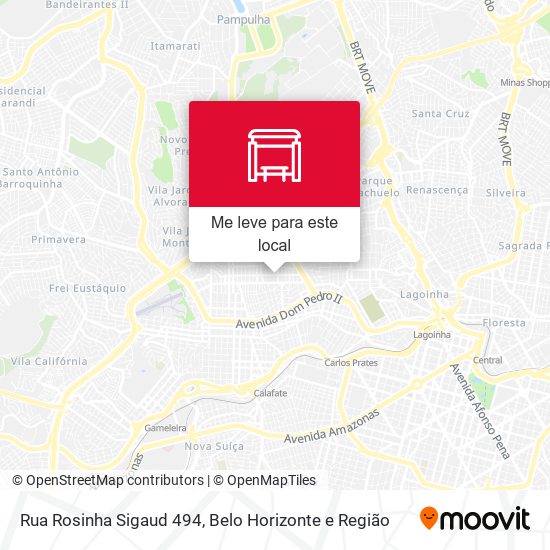 Rua Rosinha Sigaud 494 mapa