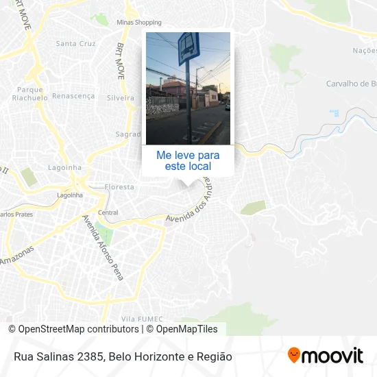 Rua Salinas 2385 mapa