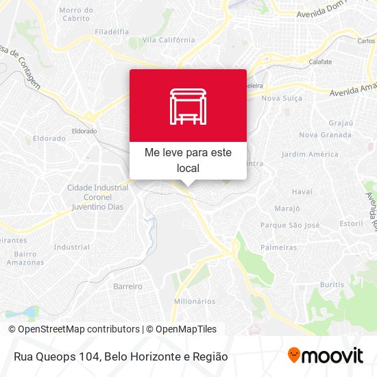 Rua Queops 104 mapa