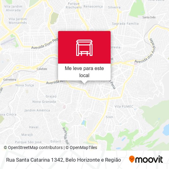 Rua Santa Catarina 1342 mapa