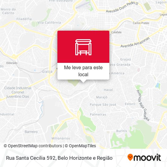 Rua Santa Cecilia 592 mapa