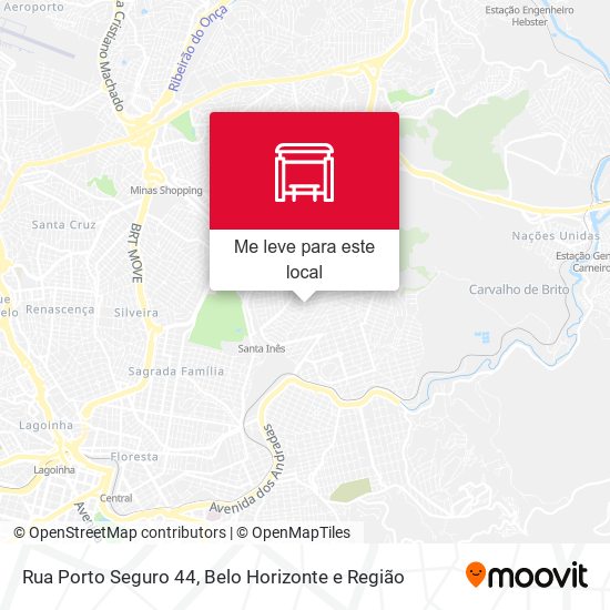 Rua Porto Seguro 44 mapa