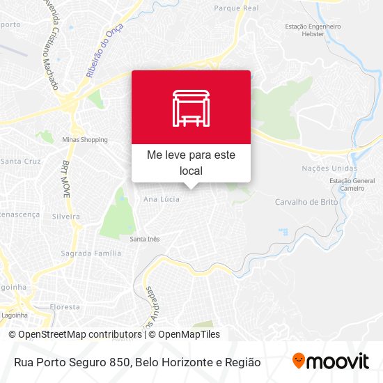 Rua Porto Seguro 850 mapa