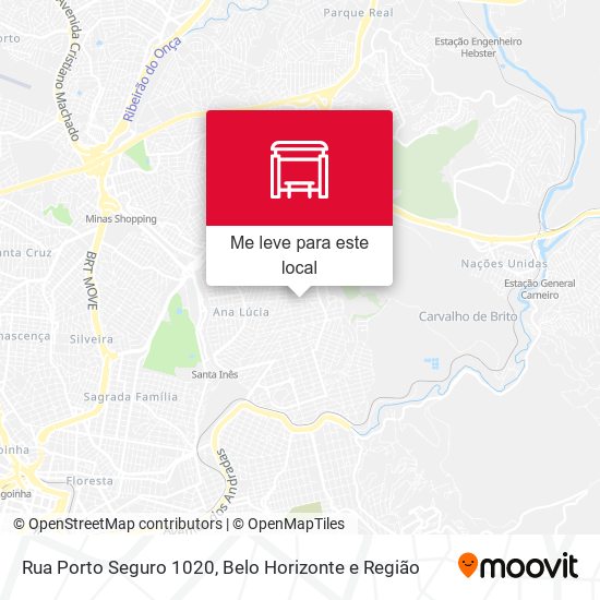 Rua Porto Seguro 1020 mapa