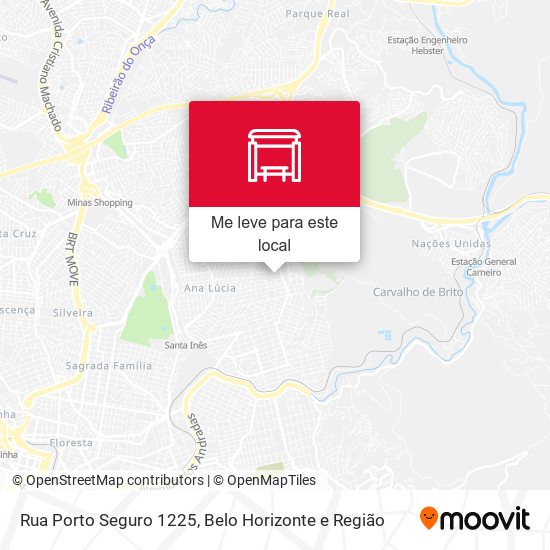 Rua Porto Seguro 1225 mapa