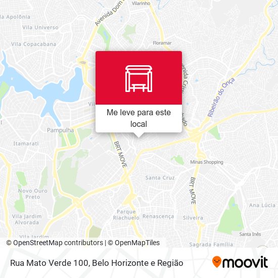 Rua Mato Verde 100 mapa