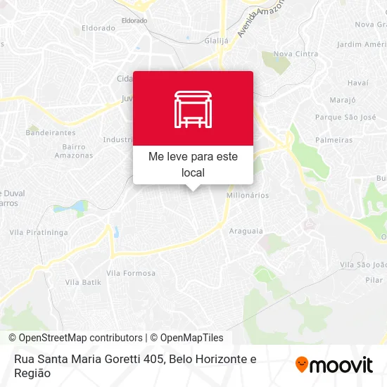 Rua Santa Maria Goretti 405 mapa