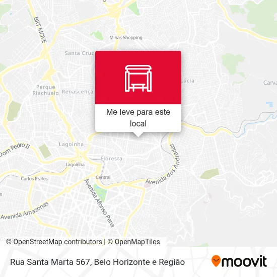 Rua Santa Marta 567 mapa