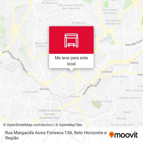 Rua Margarida Assis Fonseca 156 mapa