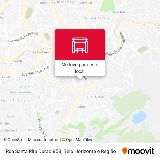 Rua Santa Rita Durao 858 mapa