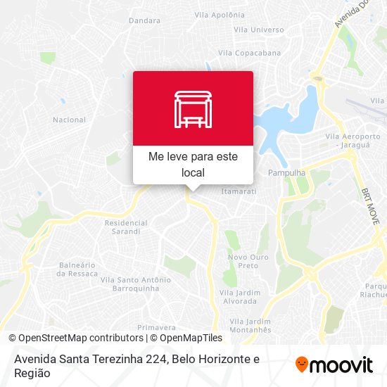 Avenida Santa Terezinha 224 mapa