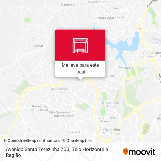 Avenida Santa Terezinha 700 mapa