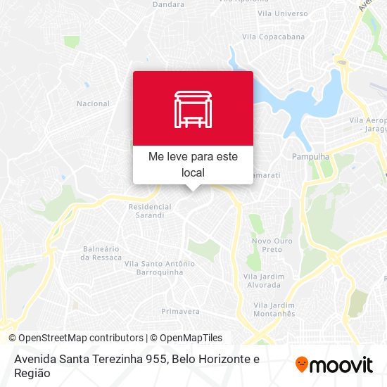 Avenida Santa Terezinha 955 mapa